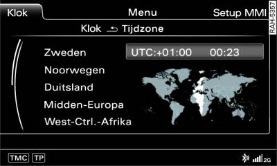 Tijdzone instellen